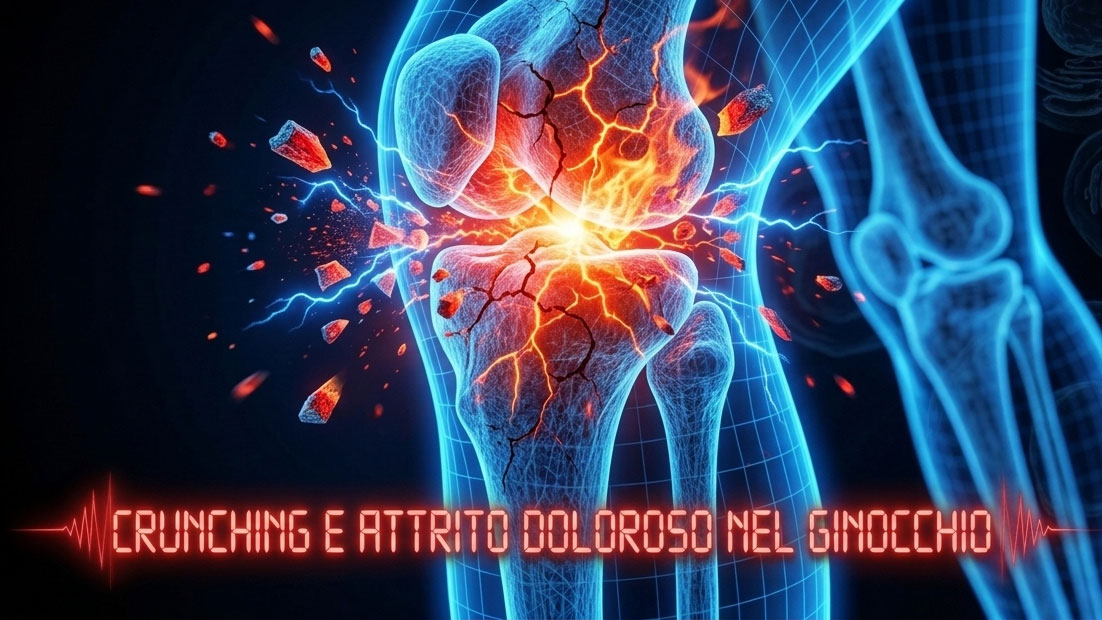 Scricchiolio al ginocchio cause e rimedi